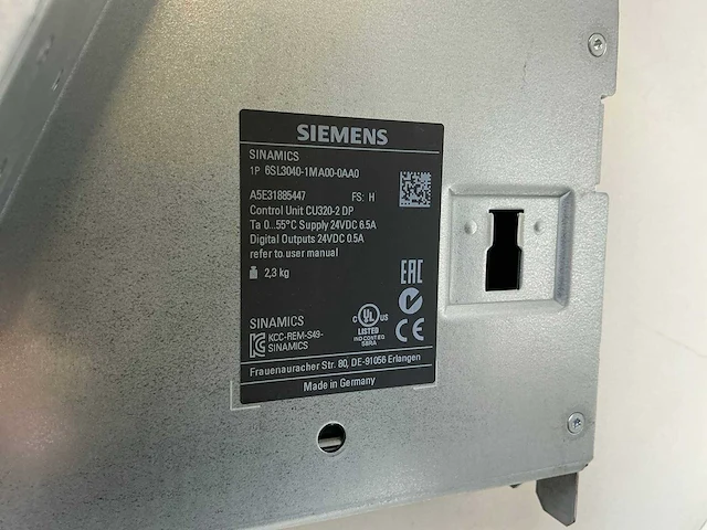 Siemens sinamics 6sl3040-1ma00-0aa control unit (3x) - afbeelding 7 van  7
