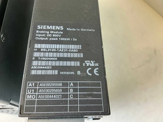 Siemens sinamics 6sl3100-1ae31-0ab0 braking module (2x) - afbeelding 4 van  7