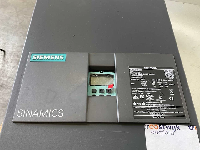 Siemens sinamics dcm 6ra8087-6dv62-0aa0-z frequentieregelaar - afbeelding 4 van  6