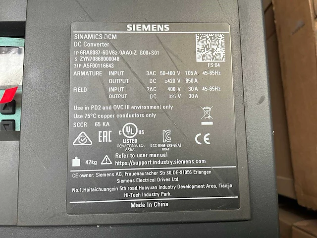 Siemens sinamics dcm dc converter - afbeelding 6 van  6