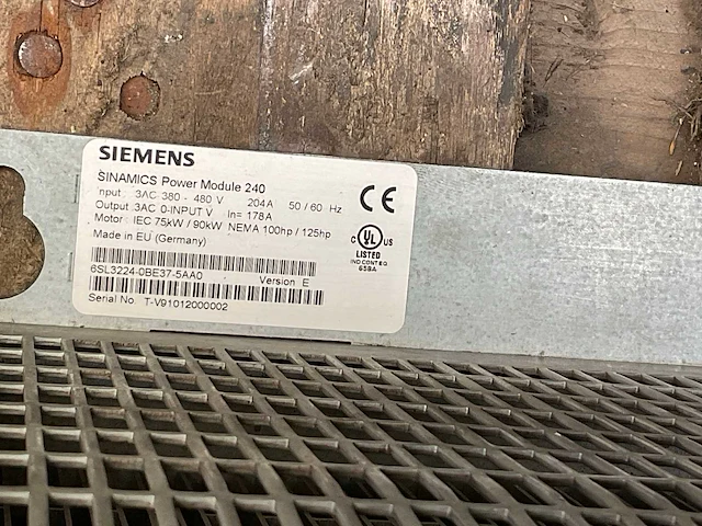 Siemens sinamics power module 240 6sl3224-0be37-5aa0 power module - afbeelding 6 van  6