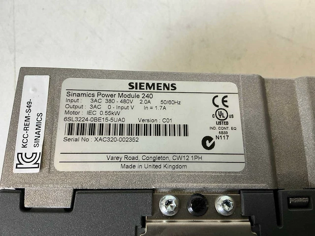 Siemens sinamics power module 240 power module (5x) - afbeelding 5 van  9