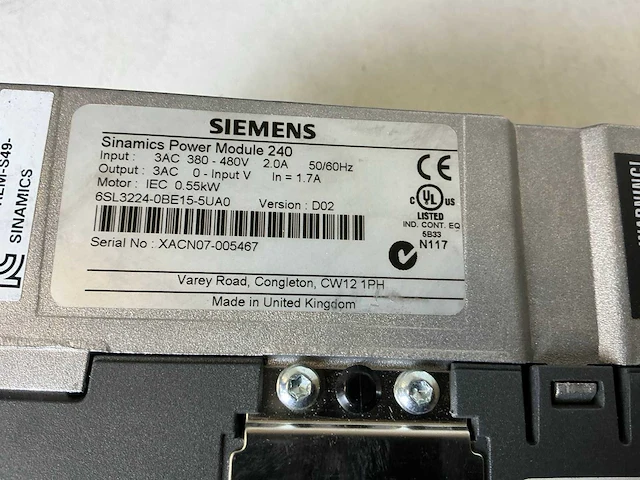 Siemens sinamics power module 240 power module (5x) - afbeelding 6 van  9