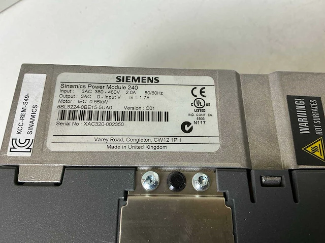 Siemens sinamics power module 240 power module (5x) - afbeelding 8 van  9