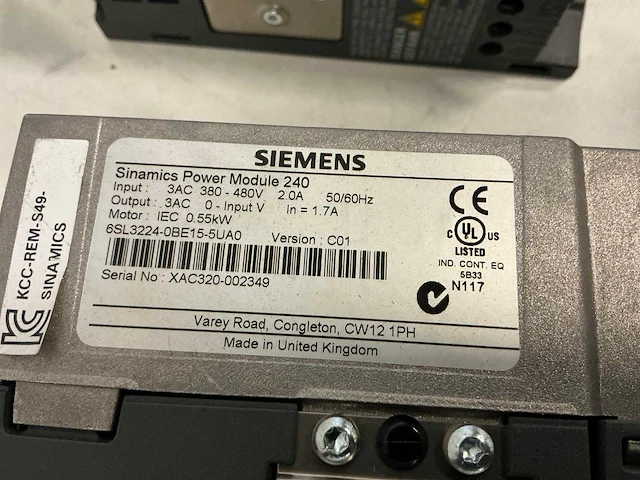 Siemens sinamics power module 240 power module (5x) - afbeelding 7 van  7