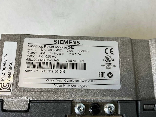 Siemens sinamics power module 240 power module (5x) - afbeelding 7 van  9