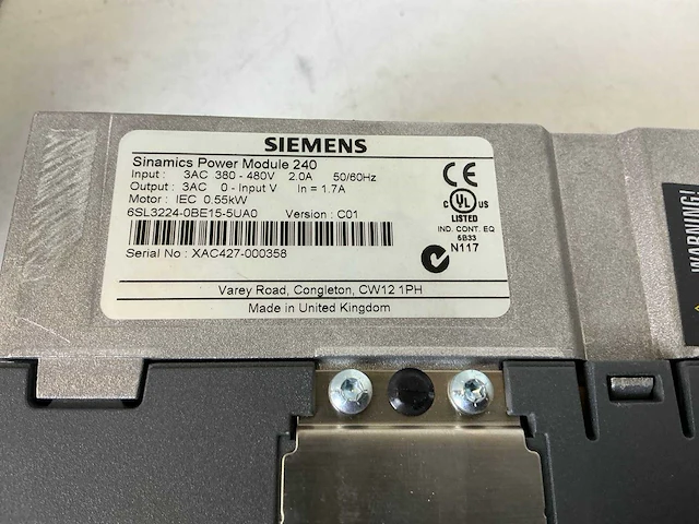 Siemens sinamics power module 240 power module (5x) - afbeelding 8 van  9