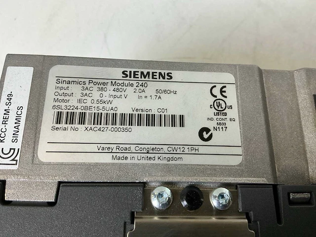 Siemens sinamics power module 240 power module (5x) - afbeelding 6 van  8