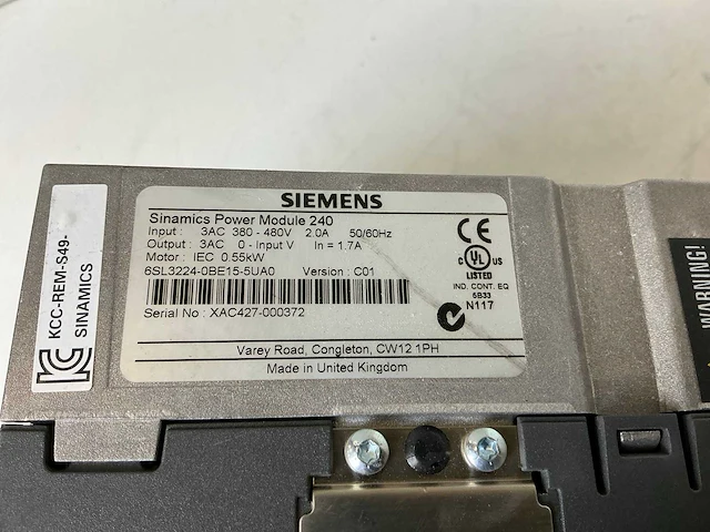 Siemens sinamics power module 240 power module (5x) - afbeelding 7 van  8