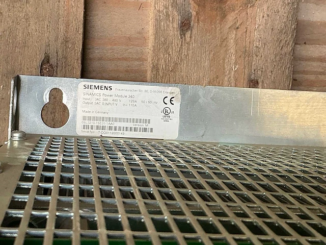 Siemens sinamics power module 340 6sl3210-1se31-1aa0 power module - afbeelding 7 van  7