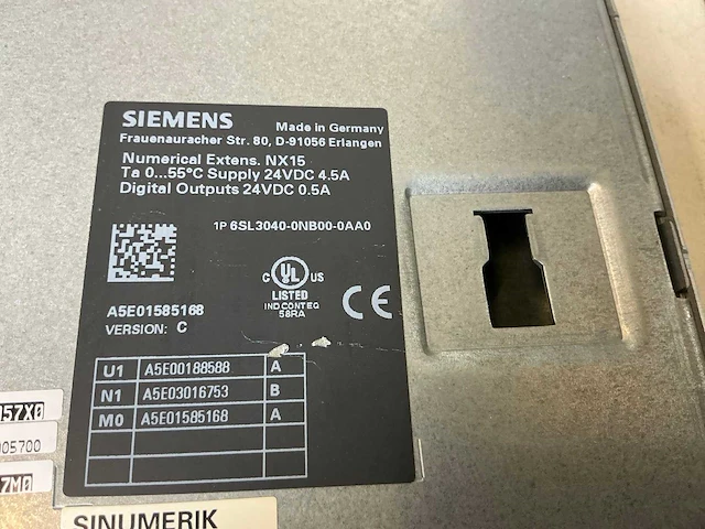 Siemens sinumerik 6sl3040-0nb00-0aa0 numerical extens nx15 (4x) - afbeelding 4 van  7