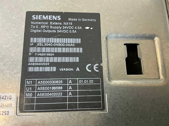 Siemens sinumerik 6sl3040-0nb00-0aa0 numerical extens nx15 (4x) - afbeelding 5 van  7