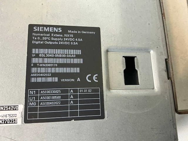 Siemens sinumerik 6sl3040-0nb00-0aa0 numerical extens nx15 (4x) - afbeelding 7 van  7