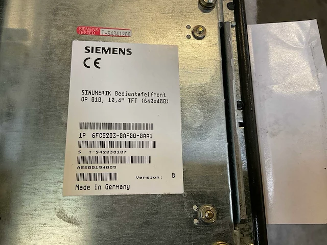 Siemens sinumerik 810d/840d bedieningspaneel - afbeelding 5 van  6