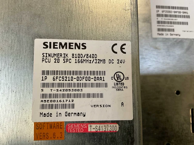 Siemens sinumerik 810d/840d bedieningspaneel - afbeelding 6 van  6