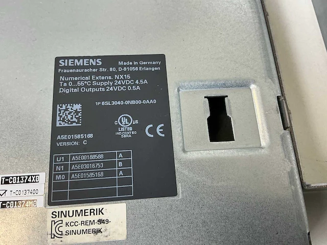 Siemens sinumerik numerical extens nx15 (3x) - afbeelding 4 van  6