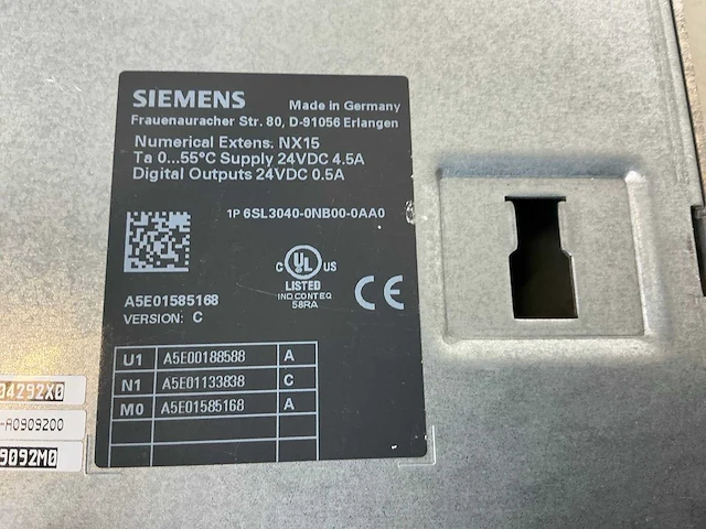 Siemens sinumerik numerical extens nx15 (3x) - afbeelding 5 van  6