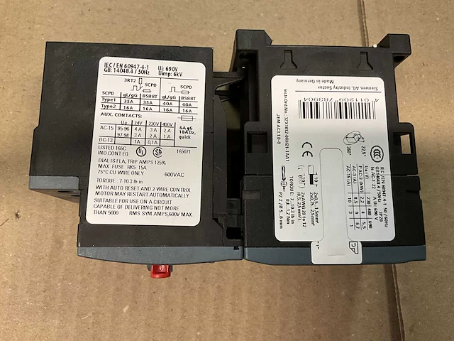 Siemens sirius combi motorbeveiliger/relais (4x2) - afbeelding 3 van  11