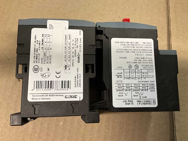 Siemens sirius combi motorbeveiliger/relais (4x2) - afbeelding 8 van  11