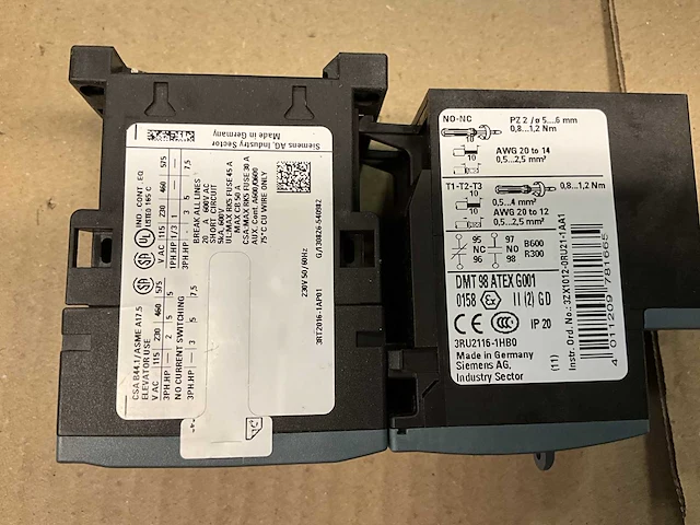 Siemens sirius combi motorbeveiliger/relais (4x2) - afbeelding 9 van  11