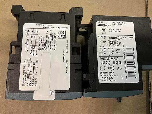 Siemens sirius combi motorbeveiliger/relais (4x2) - afbeelding 11 van  11