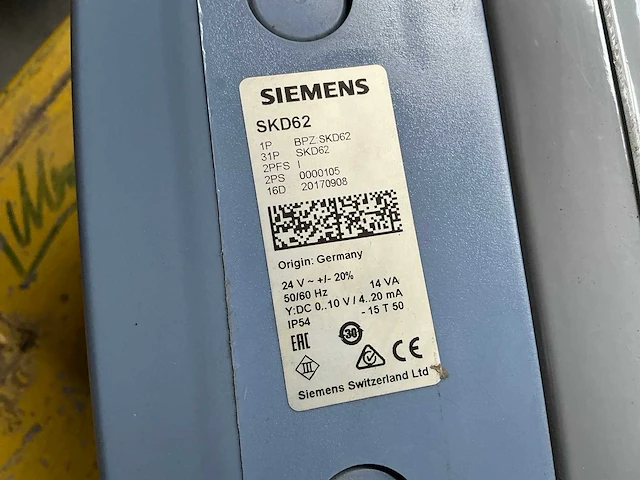Siemens skd62 electrohydraulische lineaire actuator - afbeelding 3 van  3