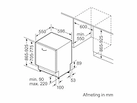 Siemens studioline - sx85e800be - inbouw vaatwasser - vaatwasser - afbeelding 4 van  4