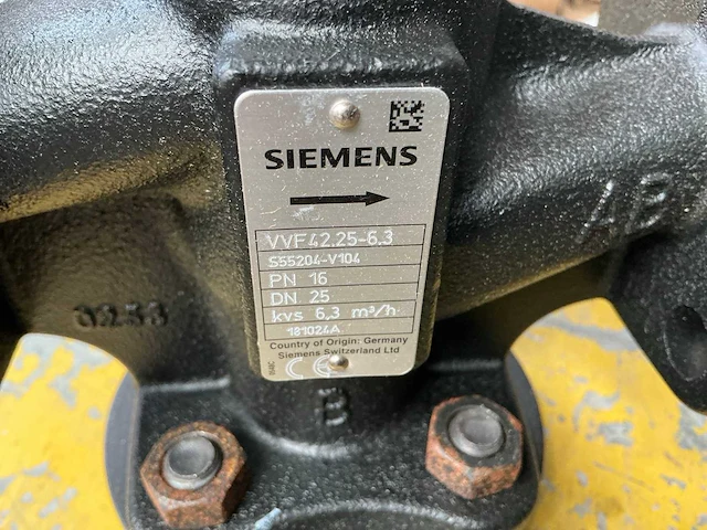 Siemens vvf42.25-6.3 tweeregelklep - afbeelding 3 van  5