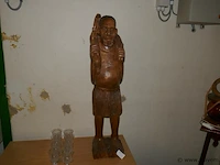 Sierbeeld in hout - afbeelding 1 van  1