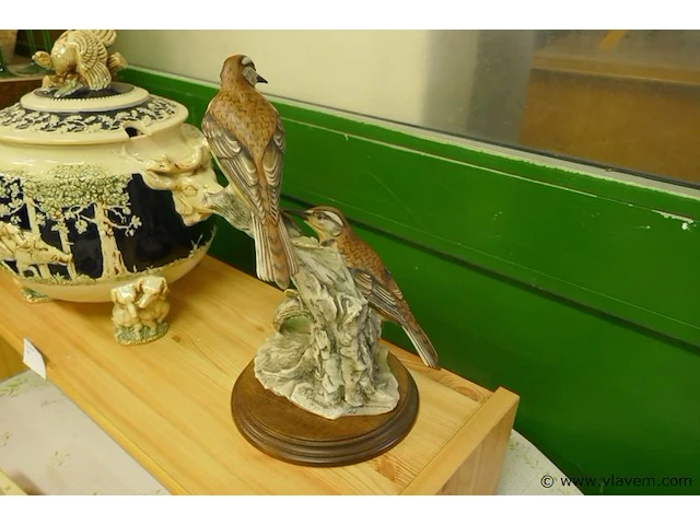 Sierbeeld met vogels - afbeelding 1 van  3