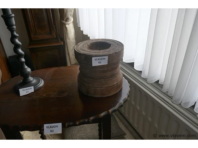 Sierpot in massief hout - afbeelding 1 van  1
