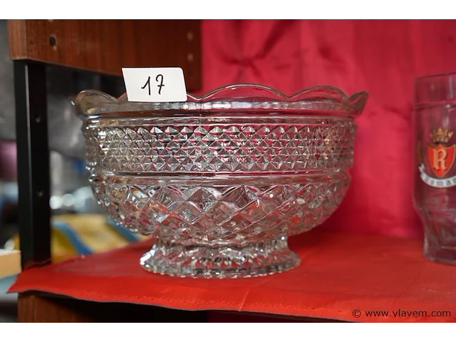 Sierschaal in glas - afbeelding 1 van  1