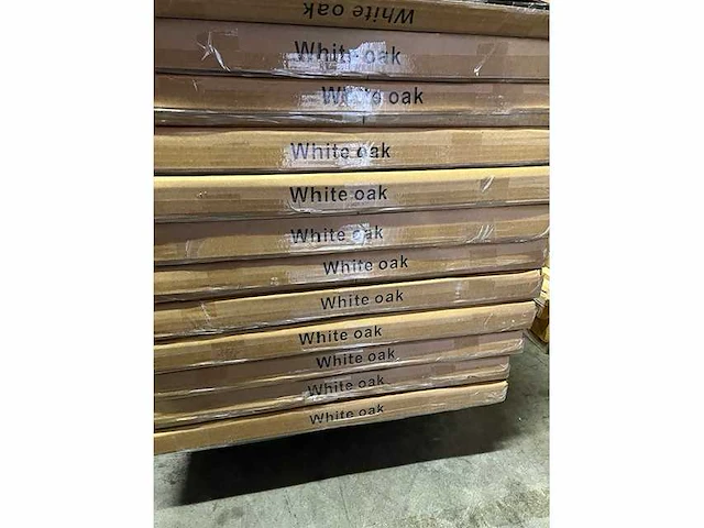 Sierstrip (10x) 3d akoestisch wandpaneel wit eiken 272x62x5cm - afbeelding 5 van  15