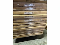 Sierstrip (10x) 3d akoestisch wandpaneel wit eiken 272x62x5cm - afbeelding 5 van  15