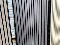 Sierstrip (20x) 3d akoestische wandpanelen ebbenhout eiken 2700x325x21mm - afbeelding 5 van  9