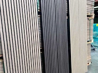 Sierstrip (36x) 3d akoestische wandpanelen bevroren walnoot 2700x325x21mm - afbeelding 8 van  9