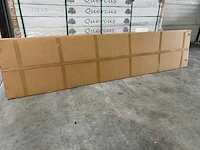 Sierstrip (5x) 3d akoestisch wandpaneel zwart 272x62x5cm - afbeelding 7 van  14