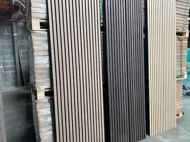 Sierstrips (36x) 3d akoestische wandpanelen ebbenhout eiken 2700x325x21mm - afbeelding 3 van  9