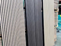 Sierstrips (42x) 3d akoestische wandpanelen ebbenhout eiken 2700x325x21mm - afbeelding 8 van  9