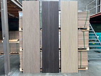 Sierstrips (42x) 3d akoestische wandpanelen ebbenhout eiken 2700x325x21mm - afbeelding 9 van  9