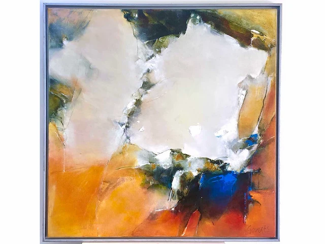 Sietse goverts - abstracte compositie - olie op doek - afbeelding 4 van  11