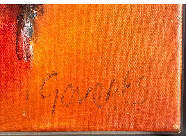 Sietse goverts - abstracte compositie - olie op doek - afbeelding 5 van  11