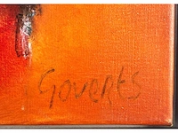 Sietse goverts - abstracte compositie - olie op doek - afbeelding 5 van  11
