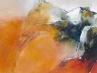 Sietse goverts - abstracte compositie - olie op doek - afbeelding 7 van  11