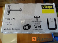 Sifon fles 1 1/4" chroom viega 5753 - afbeelding 1 van  2