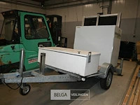 Signalisatie-aanhangwagen