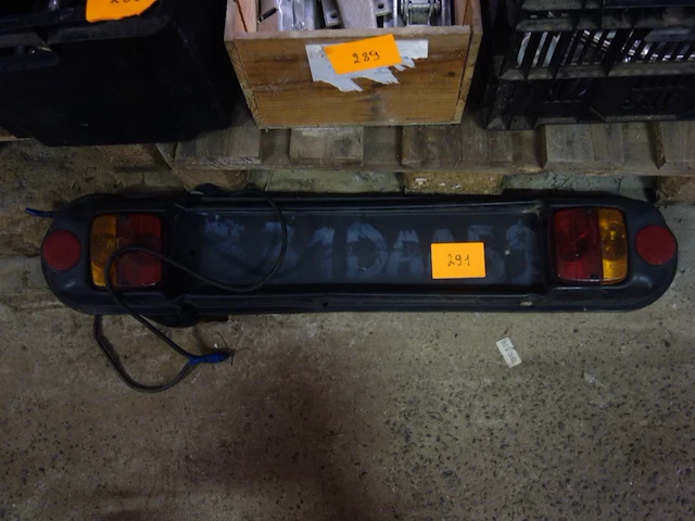 Signalisatieplaat voor aanhangwagen of fietsendrager - afbeelding 1 van  1