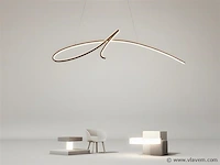 Signé led design armatuur zilver