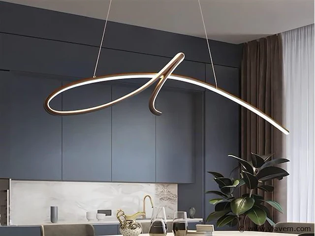 Signé led design armatuur zilver - afbeelding 3 van  8