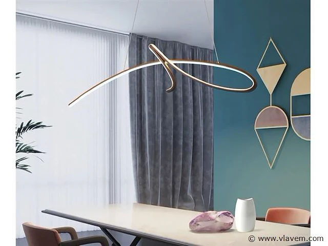 Signé led design armatuur zilver - afbeelding 4 van  8